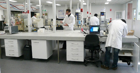 Across researchers working in a lab