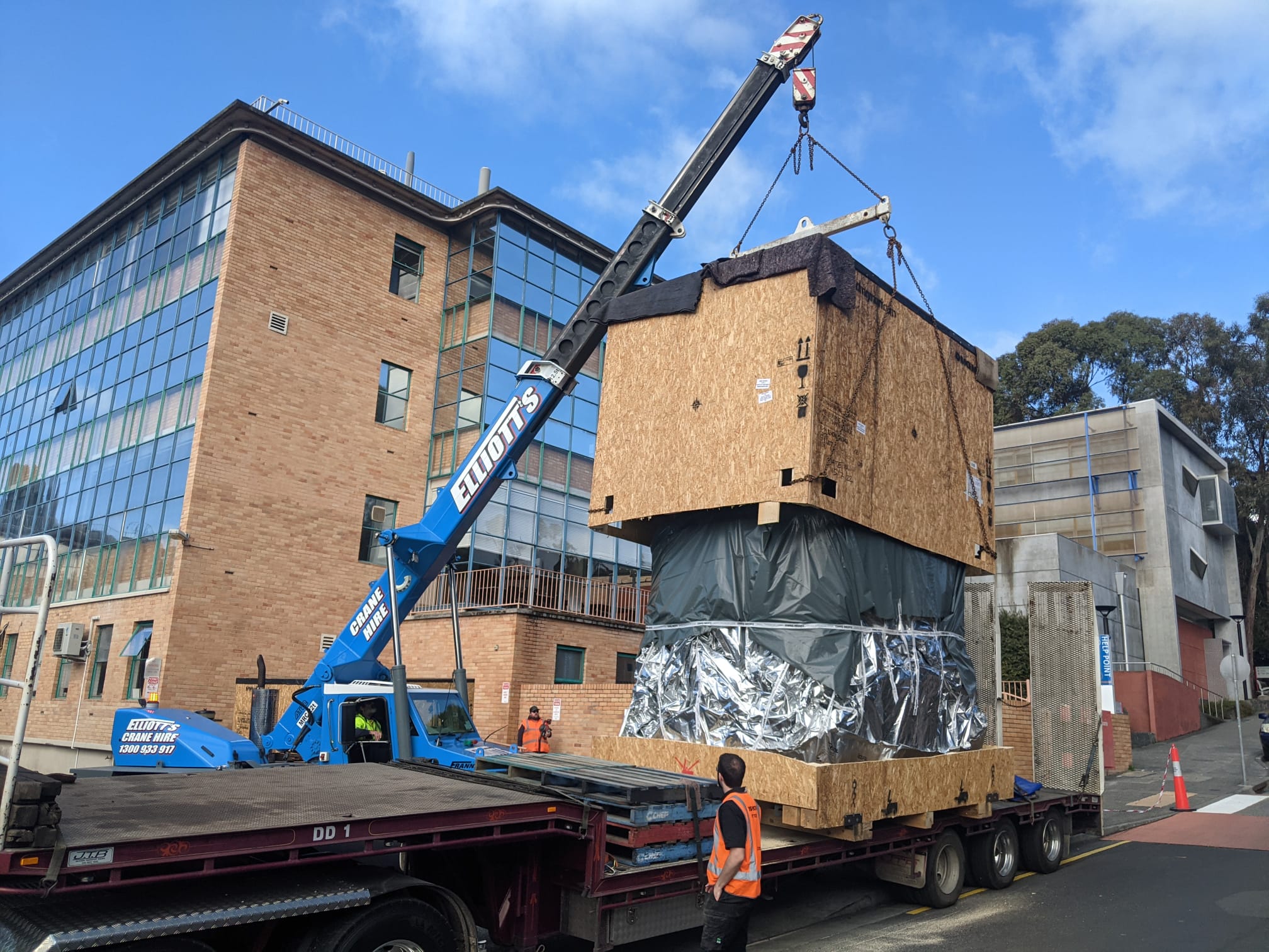 unboxing of the machine