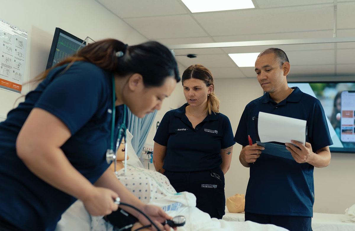 Nursing students, Sydney campus