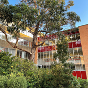View of the Morris Miller Library building